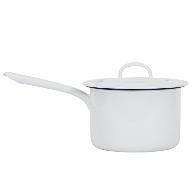 Pot with handle i gruppen Emaljeret stl hos Kockums Jernverk AB (POT-006)