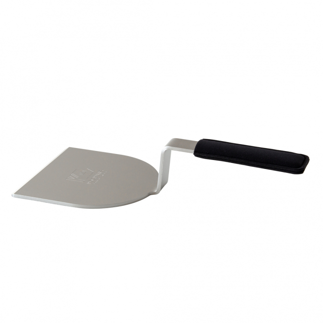 Burgerpresser med grillspade, håndtagsbeskyttelse af neopren
