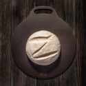 Bage-/Pizzastål, kulstofstål, ø35 cm