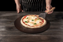 Bage-/Pizzastål, kulstofstål, ø35 cm