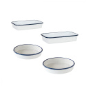 Pakke med ovnfaste fade - Mix - Kockums White