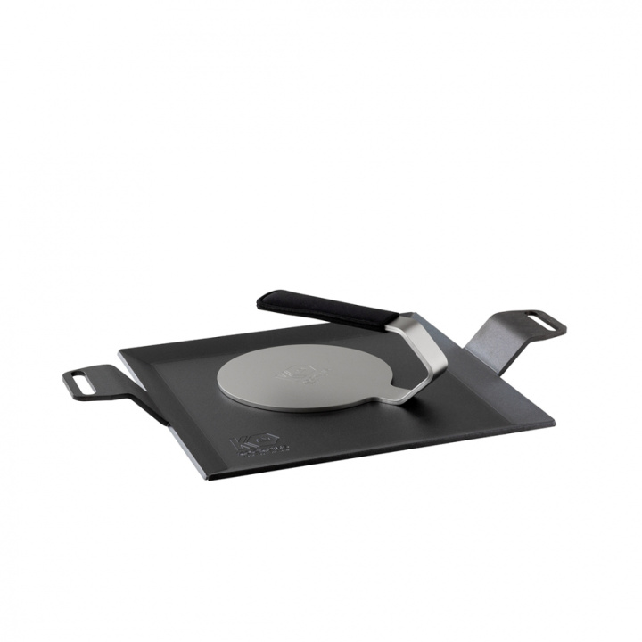 Pakke med stegebord 40x27 og burgerpresser med neopren i gruppen hos Kockums Jernverk AB (SET0031)