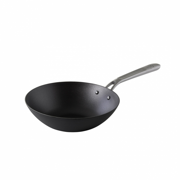 Carbon Steel Stir fry pan 24 cm i gruppen Stegepander hos Kockums Jernverk AB (WOK24-080)